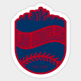 Los Angeles Baseball 02 Sticker